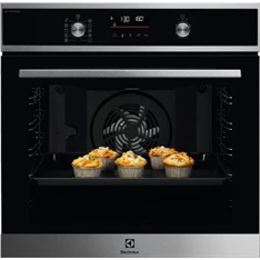 Electrolux EOD6P77WX SteamBake fekete-inox, beépíthető, sütőtér:72L, grill, légkeverés, priolitikus, sütő Electrolux EOD6P77WX SteamBake fekete-inox, beépíthető, sütőtér:72L, grill, légkeverés, priolitikus, sütő