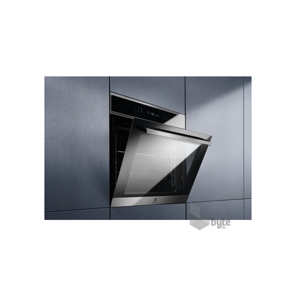 Electrolux EOE7P31X fekete, beépíthető, sütőtér: 72L, grill, légkeverés, pirolitikus, sütő
