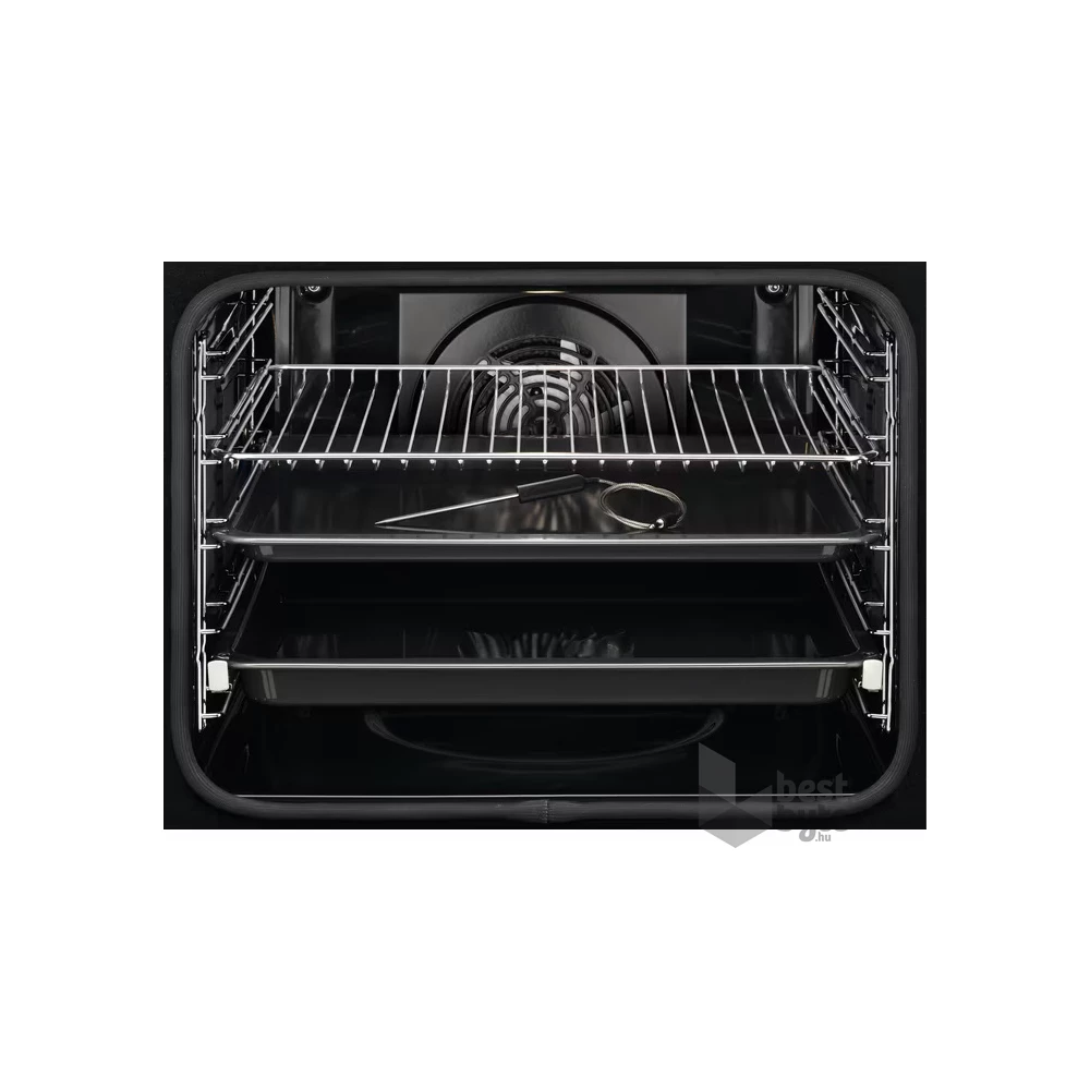 Electrolux EOE7P31X fekete, beépíthető, sütőtér: 72L, grill, légkeverés, pirolitikus, sütő