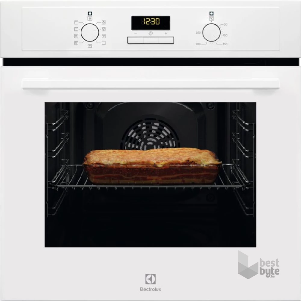 Electrolux EOF3H40BW fehér, beépíthető, sütőtér: 65L, grill, légkeverés, sütő