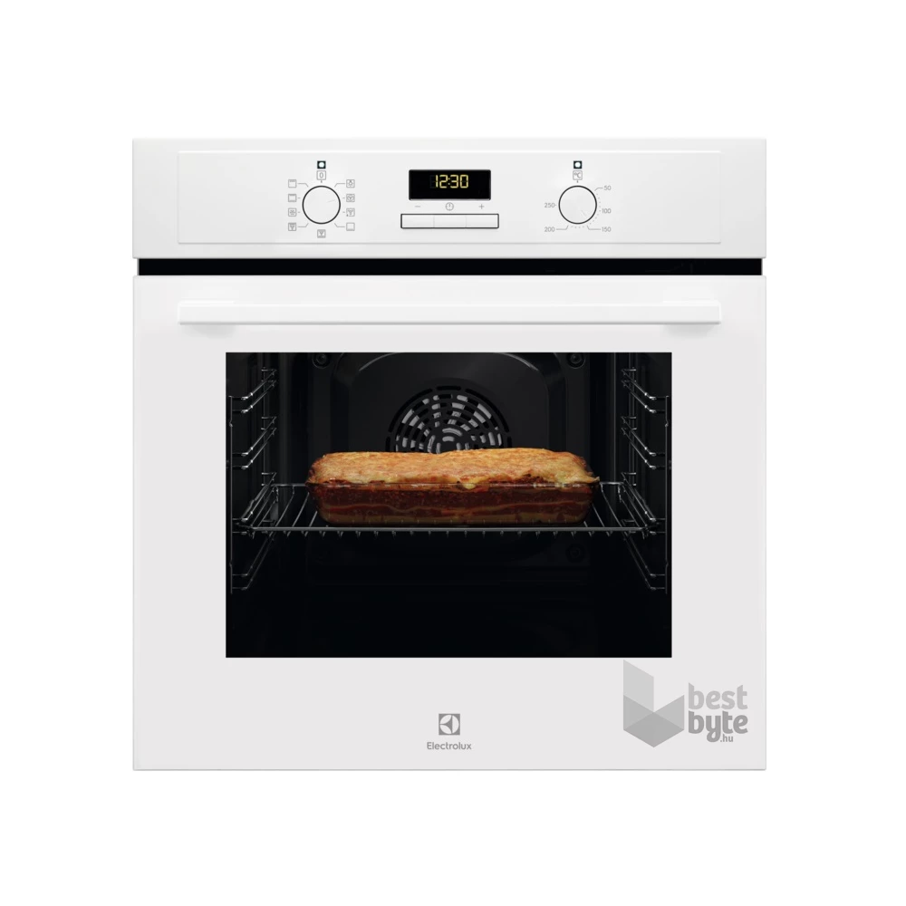 Electrolux EOF3H40BW fehér, beépíthető, sütőtér: 65L, grill, légkeverés, sütő