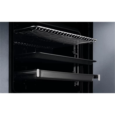 Electrolux EOF3H50BK fekete, beépíthető, sütőtér:65L, grill, légkeverés, aquaclean, sütő