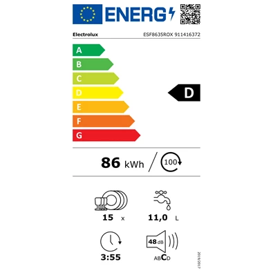 Electrolux ESF8635ROX mosogatógép