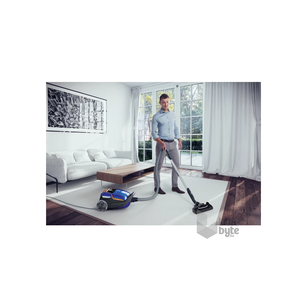 Electrolux EUOC94DB UltraOne csendes fekete porzsákos porszívó