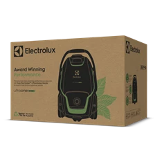 Electrolux EUOC9GREEN UltraOne csendes fekete porzsákos porszívó