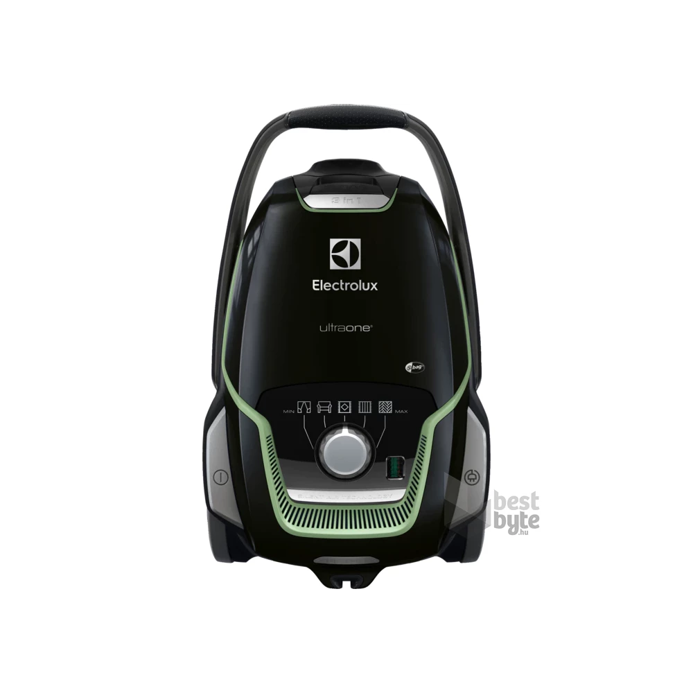 Electrolux EUOC9GREEN UltraOne csendes fekete porzsákos porszívó
