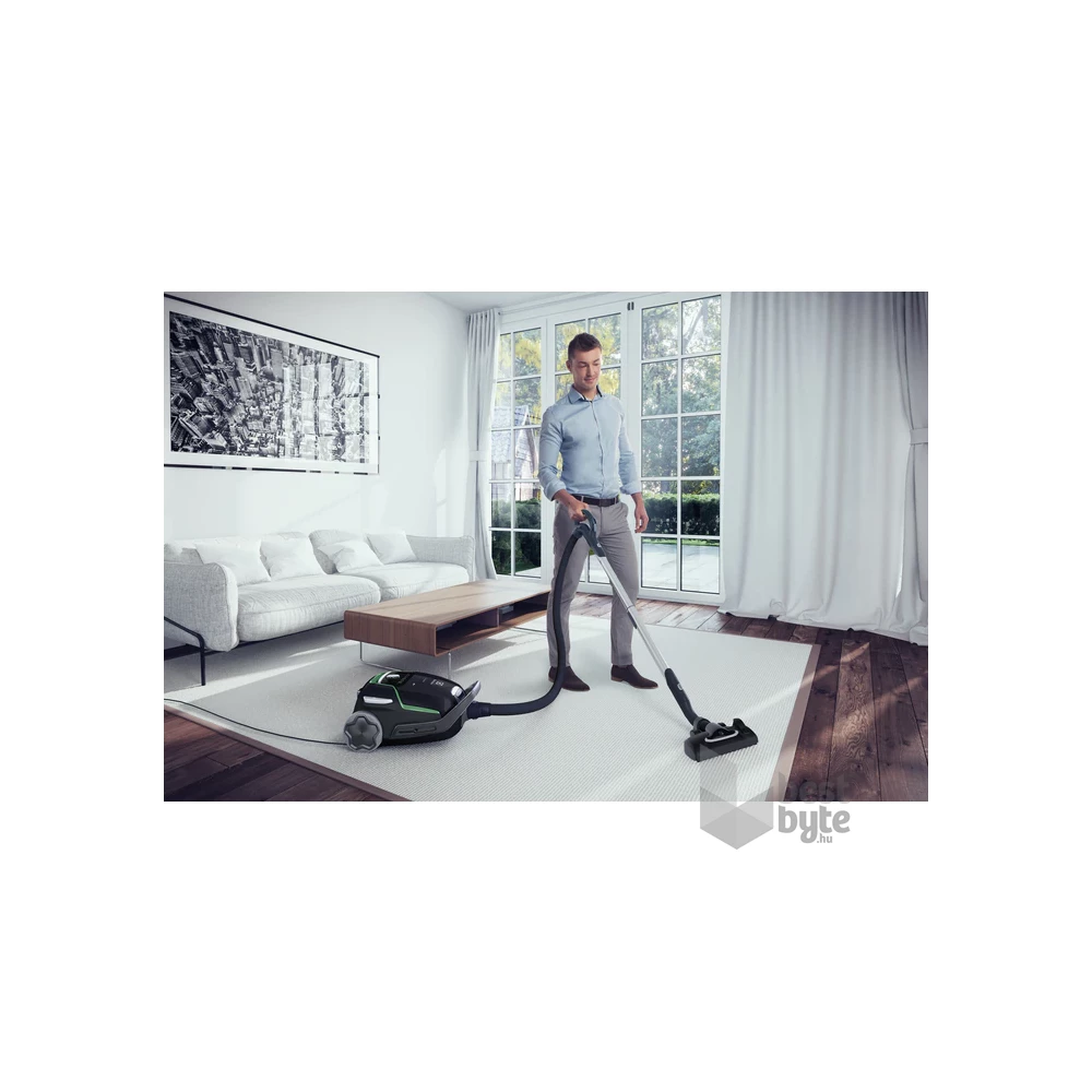 Electrolux EUOC9GREEN UltraOne csendes fekete porzsákos porszívó