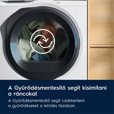 Electrolux EW6D295GE GentleCare fehér, 9 kg, hőszivattyús, szárítógép