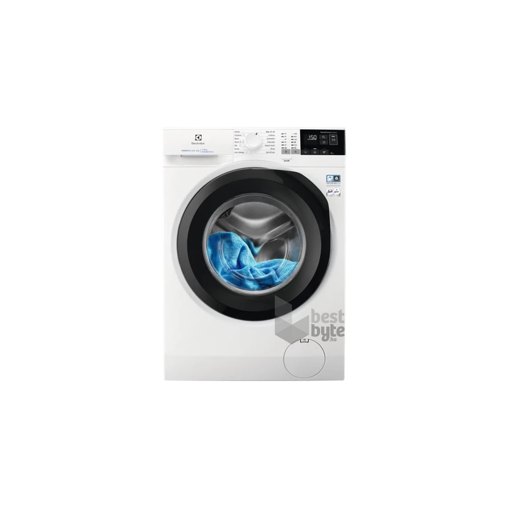 Electrolux EW6F421B fehér, elöltöltős, max.1200ford., 10 kg, mosógép