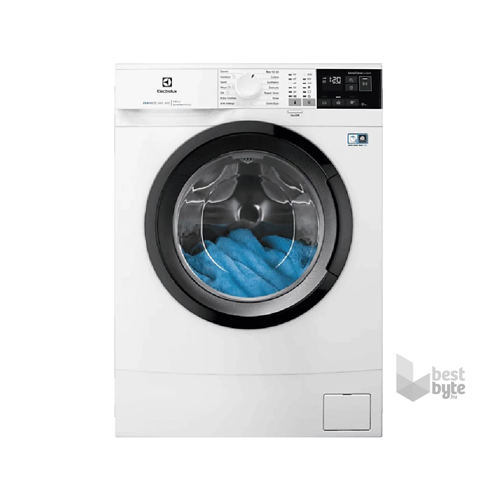 Electrolux EW6SM426BE fehér, elöltöltős, keskeny, max.1200ford., 6 kg, mosógép