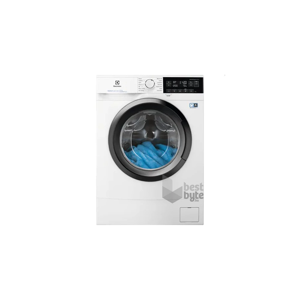 Electrolux EW6SN327SI fehér, elöltöltős, keskeny, max.1200ford., 7 kg, mosógép