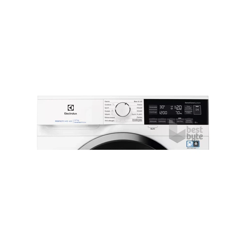 Electrolux EW6SN427WI fehér, elöltöltős, keskeny, max.1200ford., 7 kg, mosógép