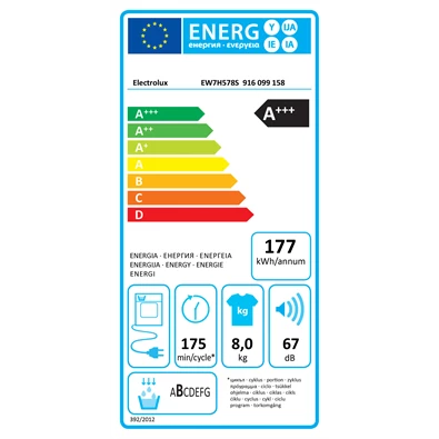 Electrolux EW7H578S 8 kg hőszivattyús szárítógép