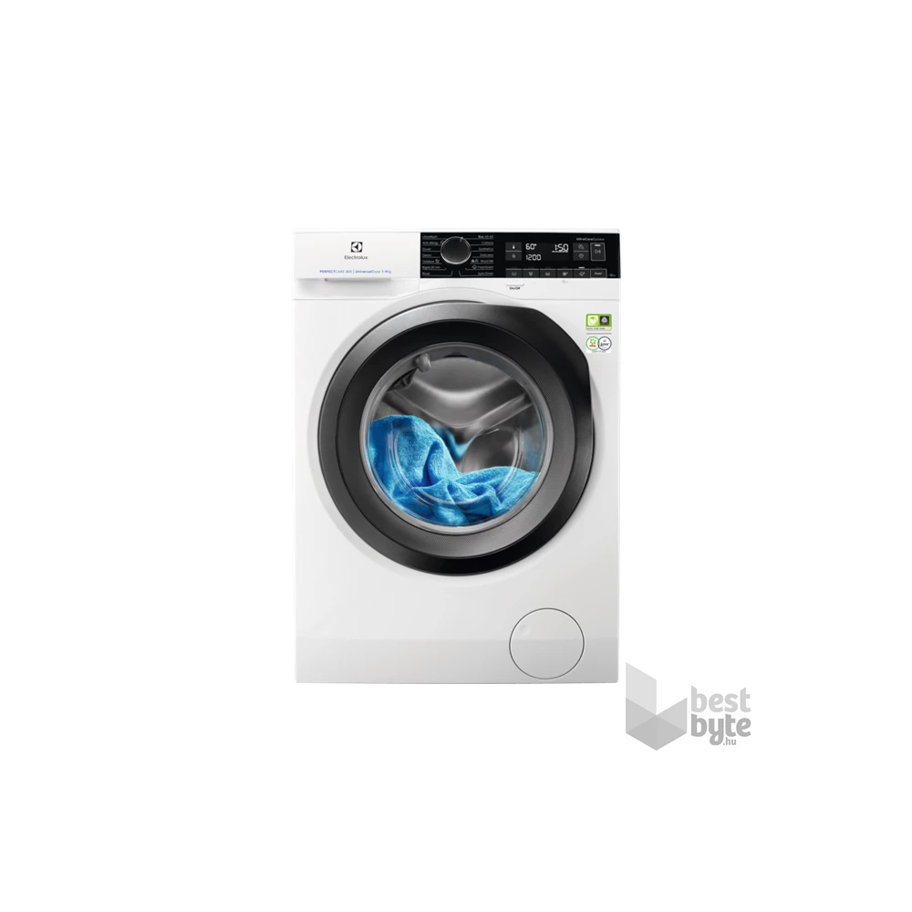 Electrolux EW8F249PS fehér, elöltöltős, max.1400ford., 9 kg, gőzmosógép