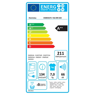Electrolux EW8H357S 7 kg hőszivattyús szárítógép