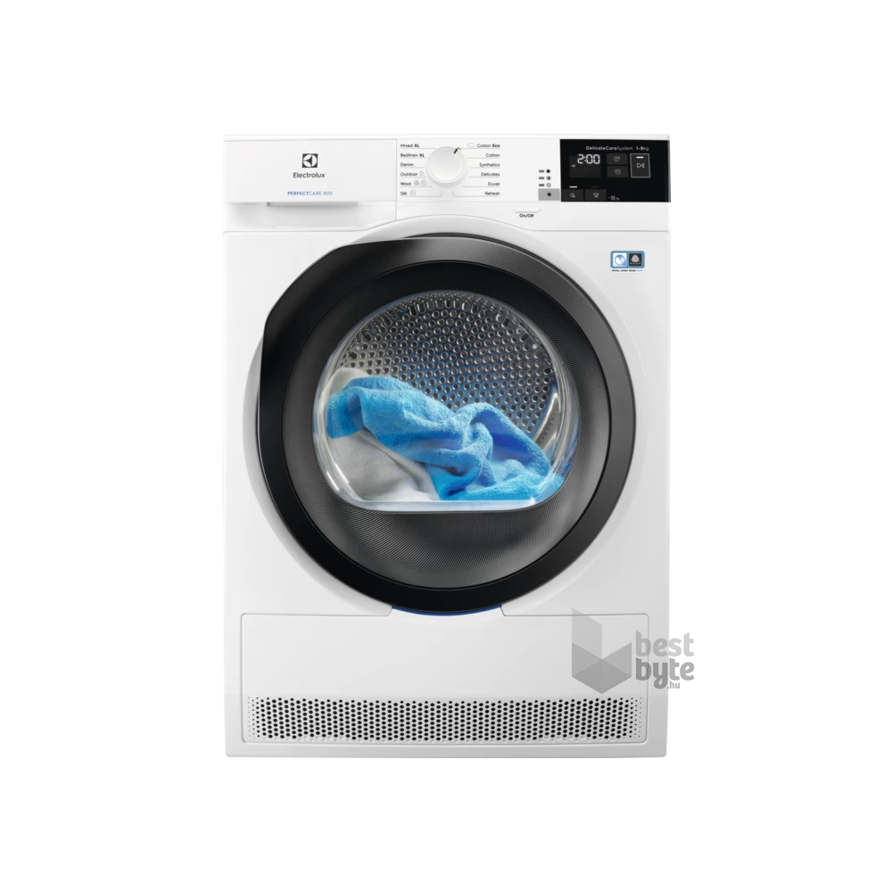 Electrolux EW8H458B fehér, 8 kg, hőszivattyús, szárítógép