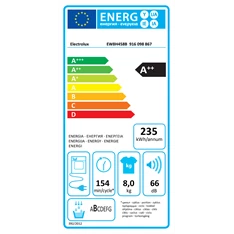 Electrolux EW8H458B hőszivattyús szárítógép