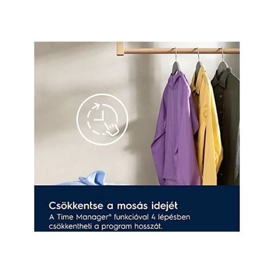 Electrolux EWS6427BE fehér, elöltöltős, keskeny, max.1200ford, 7kg, mosógép