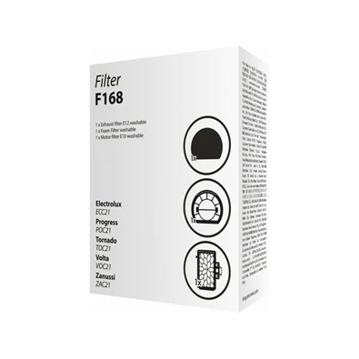 Electrolux F168 3 db-os porszívó szűrőszett