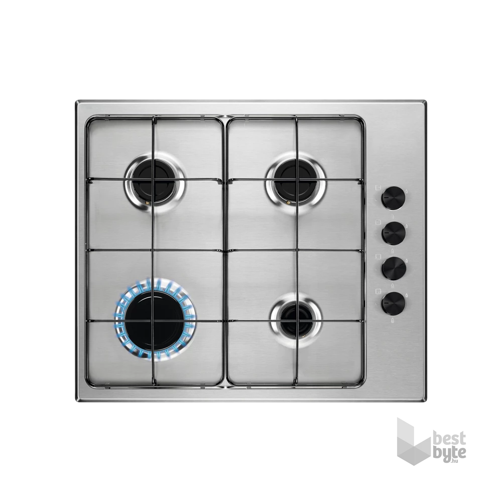 Electrolux KGS6404SX inox, beépíthető, gáz, főzőzóna: 4, beépíthető méret: 56cm, főzőlap