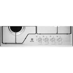 Electrolux KGS6424SX inox beépíthető gáz főzőlap