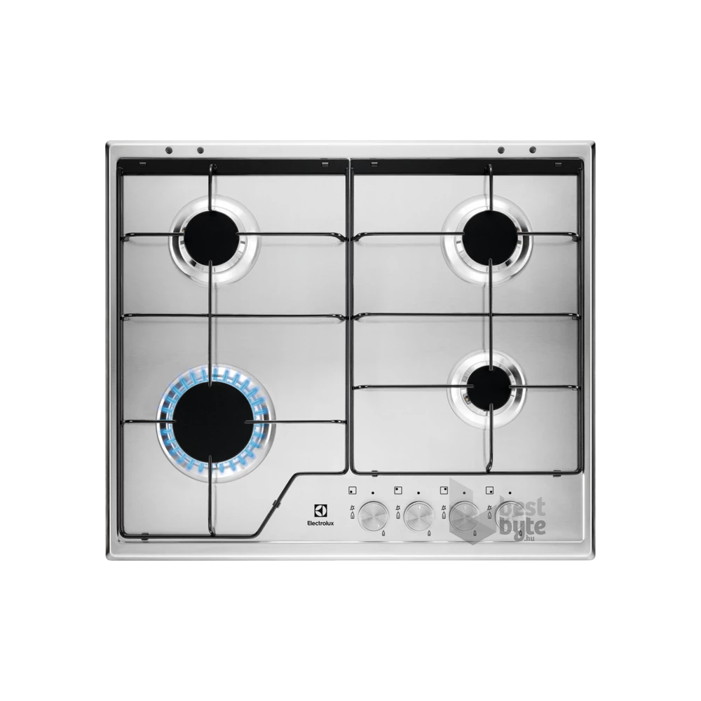 Electrolux KGS6424SX inox, beépíthető, gáz, főzőzóna: 4, beépíthető méret: 56cm, főzőlap