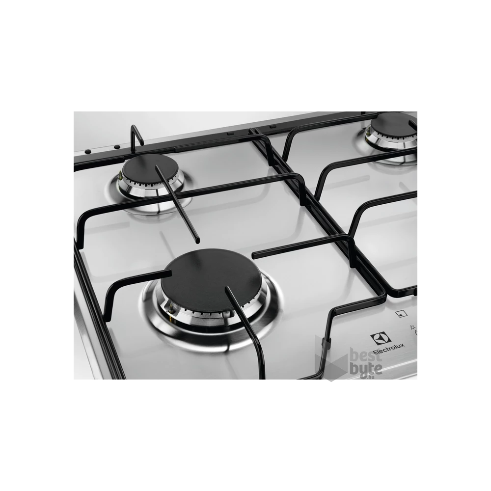 Electrolux KGS6424SX inox, beépíthető, gáz, főzőzóna: 4, beépíthető méret: 56cm, főzőlap