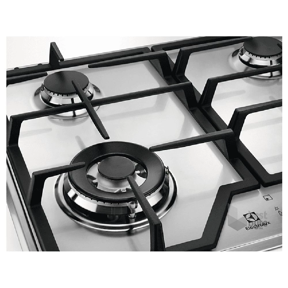 Electrolux KGS64362SX inox, beépíthető, gáz, főzőzóna: 3 +1 wok égőfej, beépíthető méret: 56cm, főzőlap
