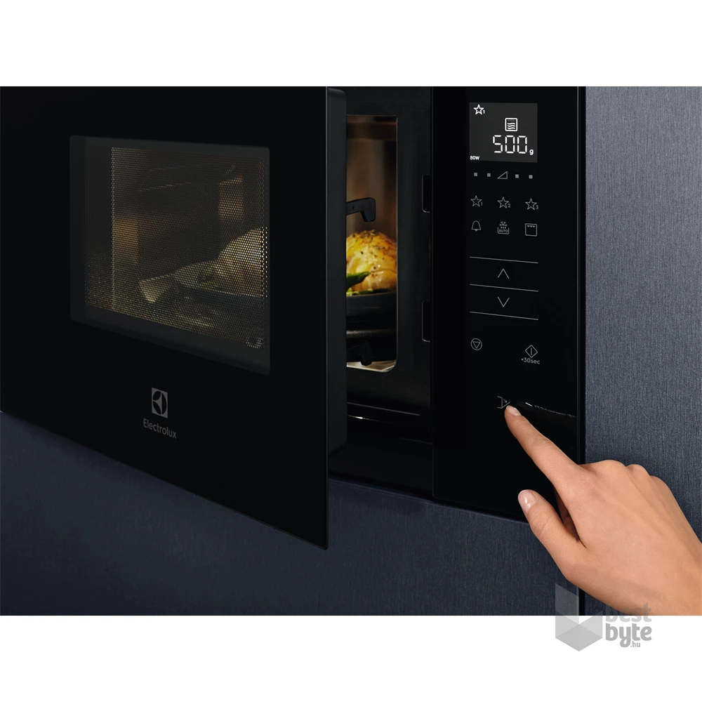 Electrolux KMFE172TEX 800W 17L fekete beépíthető mikrohullámú sütő