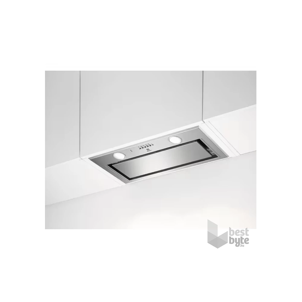 Electrolux LFG716X inox, aláépíthető, álkürtős, méret:54 cm, zajszint:67 dB, páraelszívó