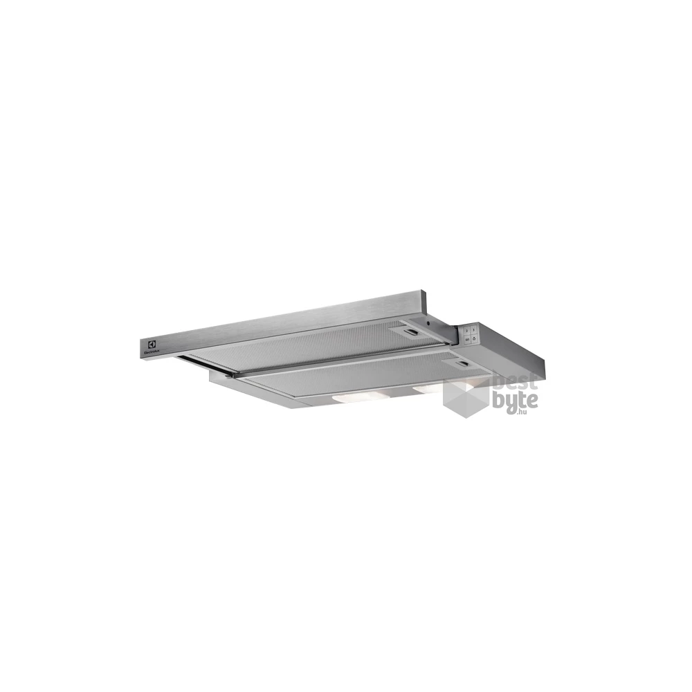 Electrolux LFP326S inox, beépíthető, hagyományos, méret:60 cm, teleszkópos, zajszint:69 dB, páraelszívó