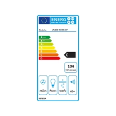 Electrolux LFV436K fekete, szabadonálló, kürtős, méret:60 cm, zajszint:62 dB, páraelszívó (Újszerű)