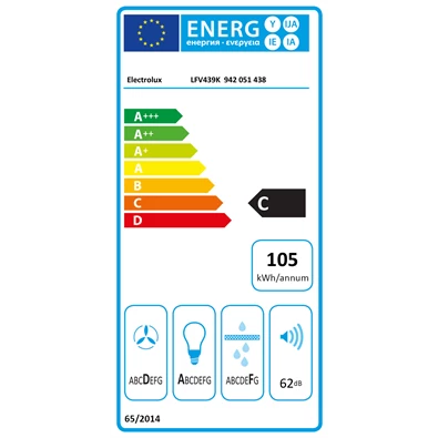 Electrolux LFV439K kürtős páraelszívó