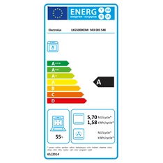 Electrolux LKG500003W fehér gáztűzhely