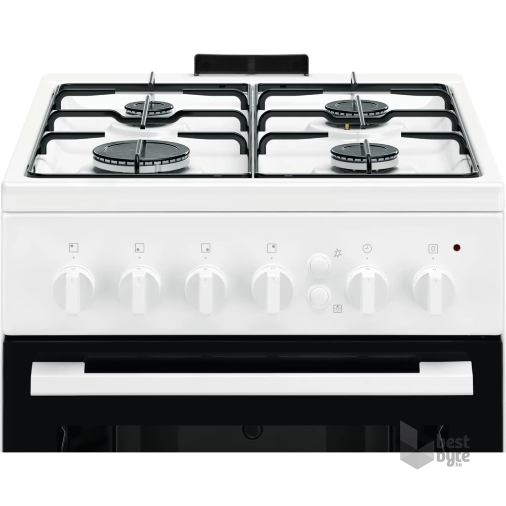 Electrolux LKG500003W fehér, szabadonálló, gáz, főzőzóna: 4, sütő:55L, grill, tűzhely