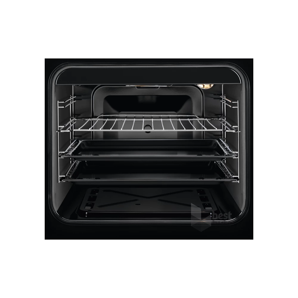 Electrolux LKG504000X inox, szabadonálló, gáz, főzőzóna: 4, sütő:57L, grill, tűzhely