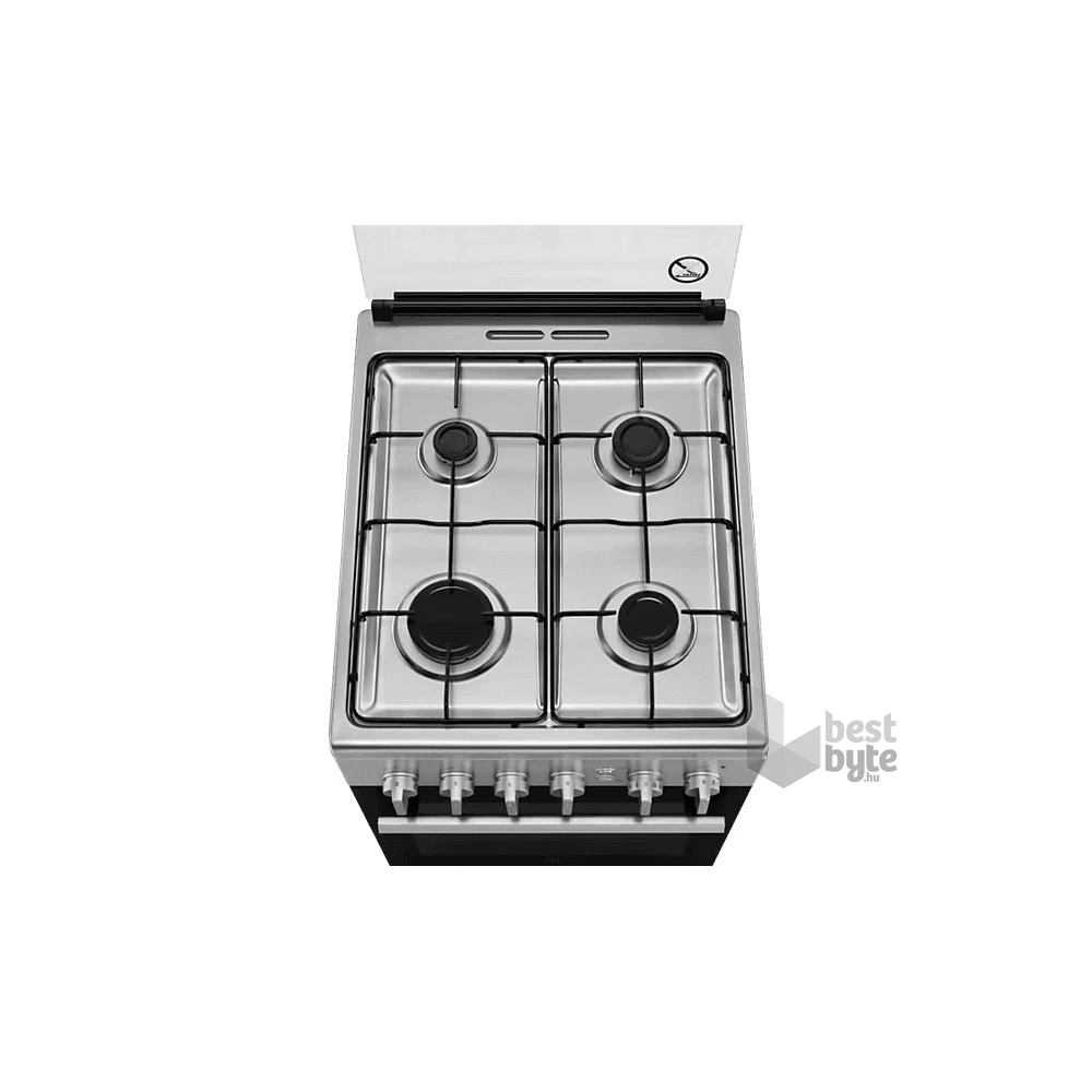 Electrolux LKG504011X Inox, szabadonálló, gáz, főzőzóna: 4, sütő:57L, grill, tűzhely
