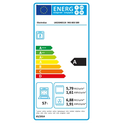Electrolux LKG504011X gáztűzhely