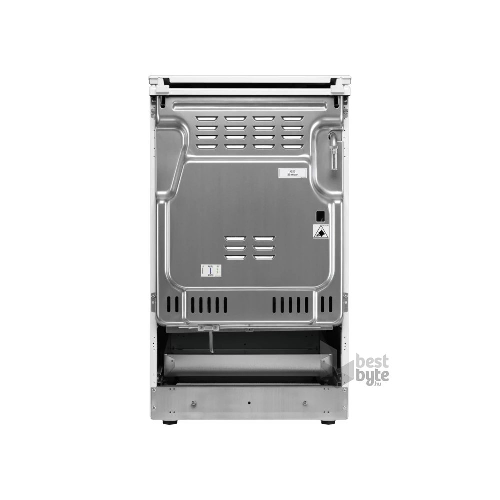 Electrolux LKK560000X inox, szabadonálló, gáz, kombinált, főzőzóna: 4, sütő:58L, grill, tűzhely