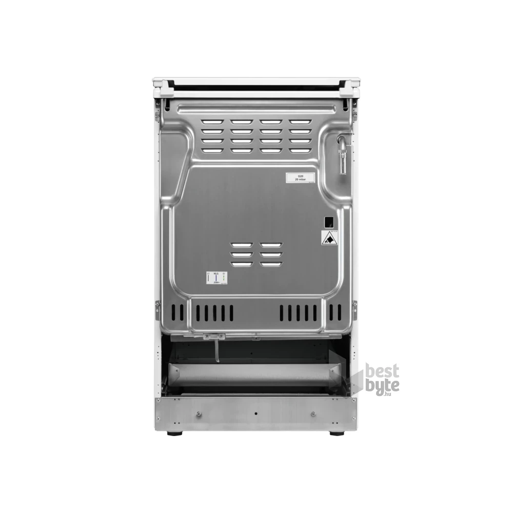 Electrolux LKK560208X inox, szabadonálló, gáz, kombinált, főzőzóna: 4, sütő:58L, grill, tűzhely