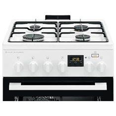 Electrolux LKK560232W fehér, szabadonálló, gáz, kombinált, főzőzóna: 4, sütő:58L, tűzhely