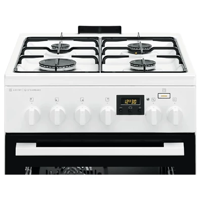 Electrolux LKK560232W fehér, szabadonálló, gáz, kombinált, főzőzóna: 4, sütő:58L, tűzhely