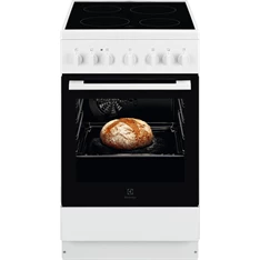 Electrolux LKR520066W fehér, szabadonálló, kerámialapos, elektromos, főzőzóna: 4, sütő:57L, grill, tűzhely (Újszerű)