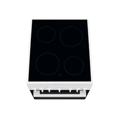 Electrolux LKR520066W fehér, szabadonálló, kerámialapos, elektromos, főzőzóna: 4, sütő:57L, grill, tűzhely (Újszerű)