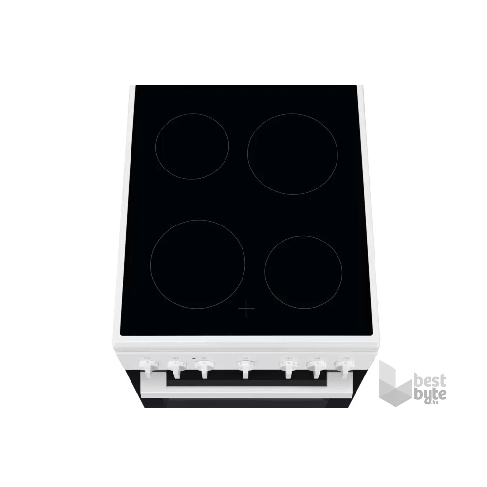 Electrolux LKR520066W fehér, szabadonálló, kerámialapos, elektromos, főzőzóna: 4, sütő:57L, grill, tűzhely (Újszerű)