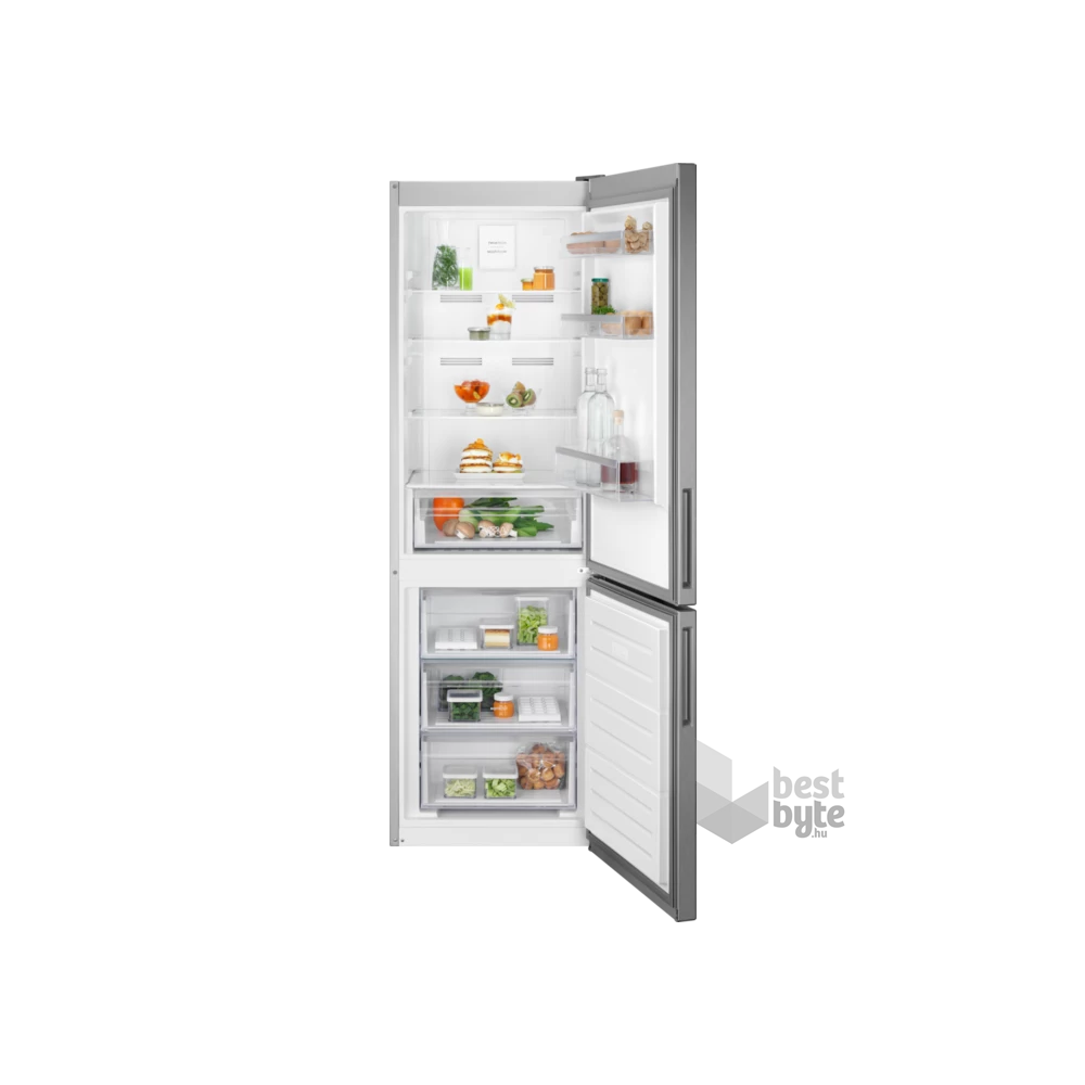 Electrolux LNT5MF32U0 szürke, alulfagyasztós, Hűtő:230L, Fagyasztó:101L, No frost hűtőszekrény