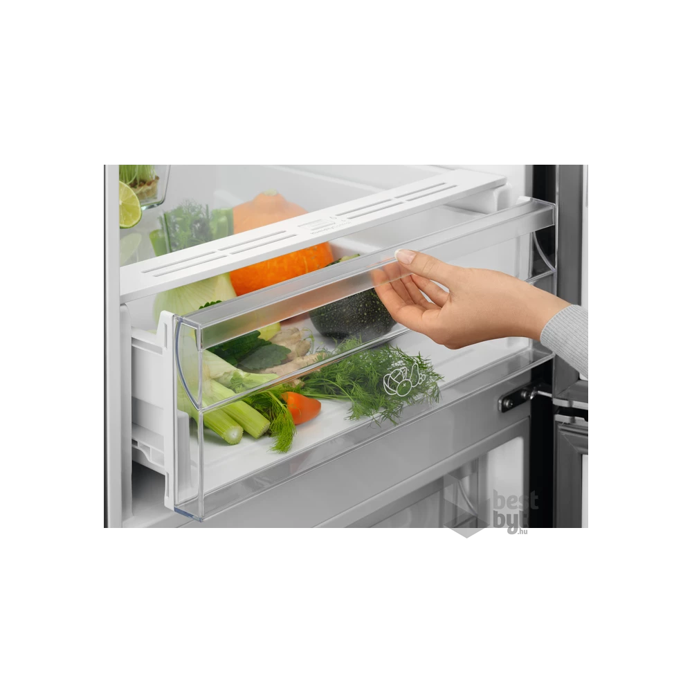 Electrolux LNT5MF32U0 szürke, alulfagyasztós, Hűtő:230L, Fagyasztó:101L, No frost hűtőszekrény