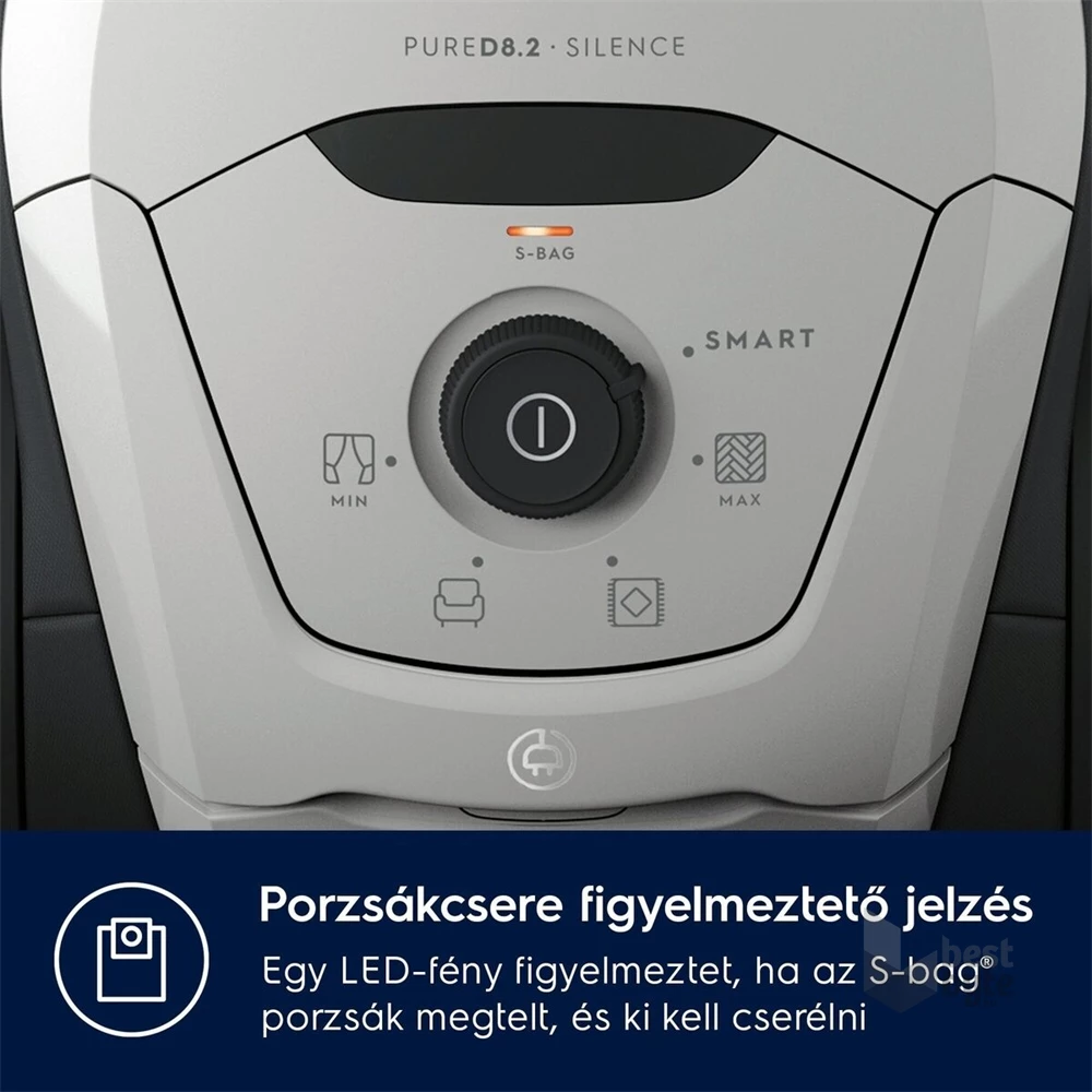 Electrolux PD82-4MG szürke csendes porzsákos porszívó