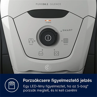 Electrolux PD82-4MG szürke csendes porzsákos porszívó