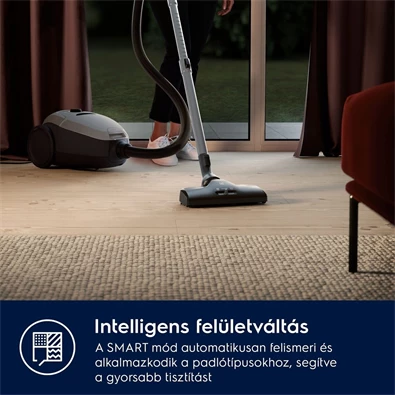 Electrolux PD82-4MG szürke csendes porzsákos porszívó